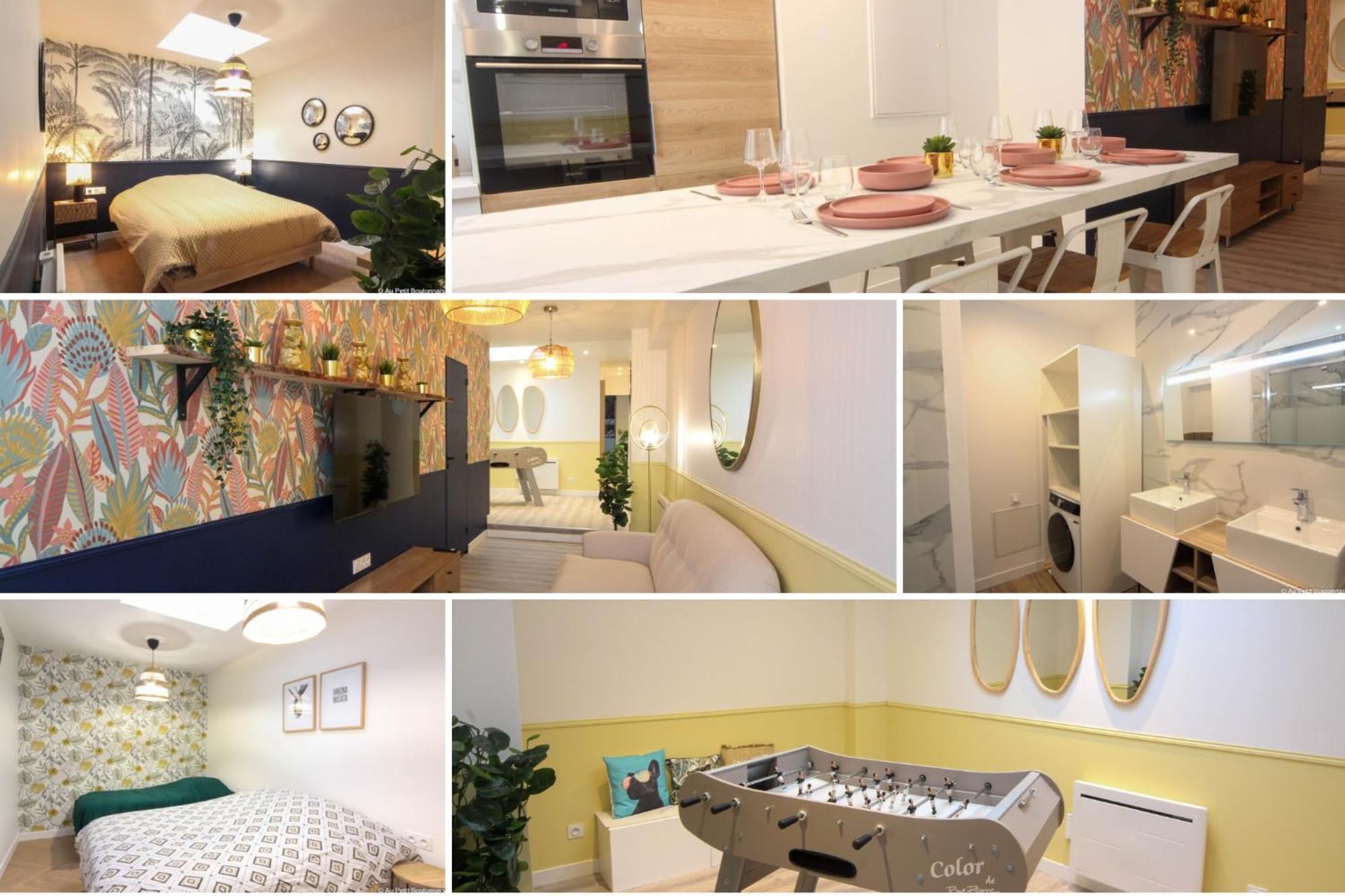 Au Nouveau Boulonnais - 4 Appartements Charmants Pour Couples, Familles Et Groupe D'Amis, Vieille Ville Et Centre Ville De Boulogne Sur Mer Esterno foto