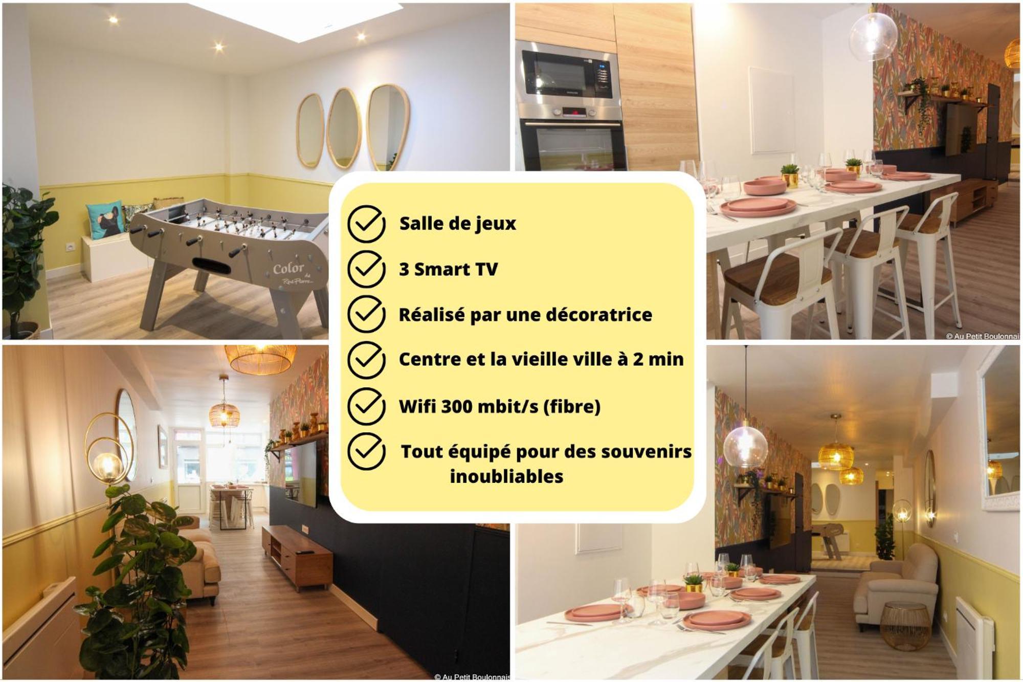 Au Nouveau Boulonnais - 4 Appartements Charmants Pour Couples, Familles Et Groupe D'Amis, Vieille Ville Et Centre Ville De Boulogne Sur Mer Esterno foto