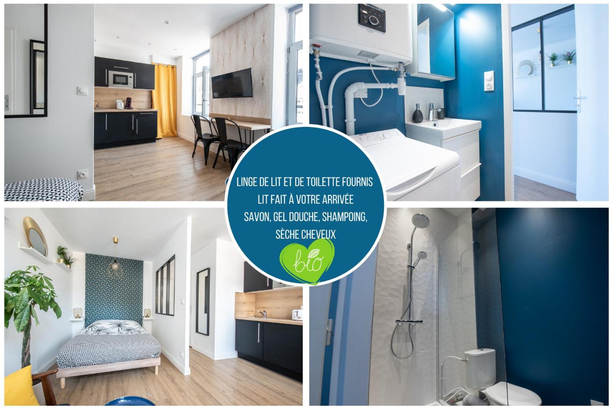 Au Nouveau Boulonnais - 4 Appartements Charmants Pour Couples, Familles Et Groupe D'Amis, Vieille Ville Et Centre Ville De Boulogne Sur Mer Esterno foto